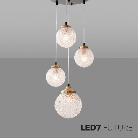 Loft Industry Modern - Garnet Chandelier